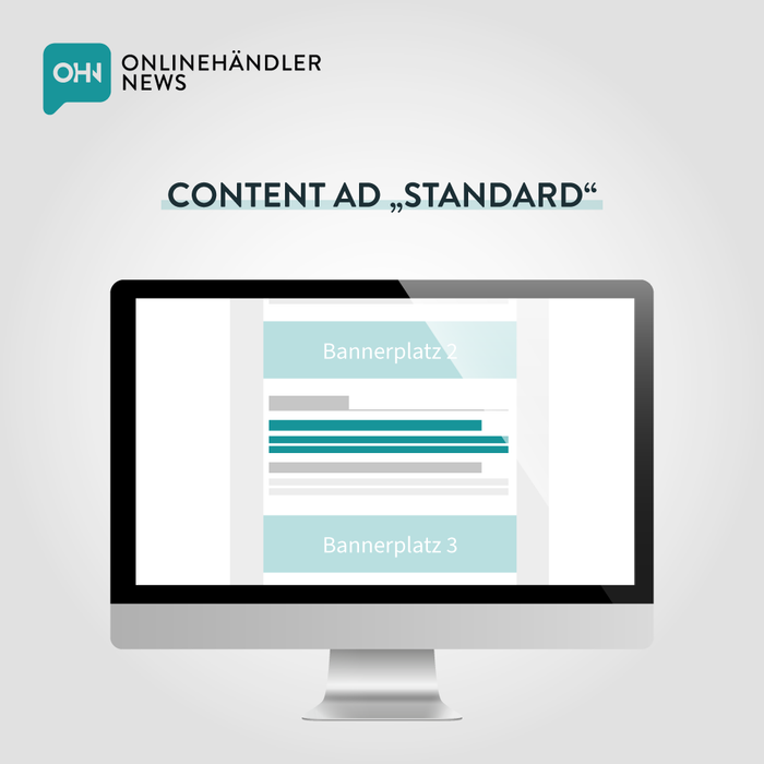 Newsletter OnlinehändlerNews Weekly - Content Ad "Standard"
