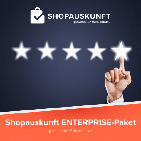 Shopauskunft: Enterprise – Kundenbewertungssystem für Online-Shops