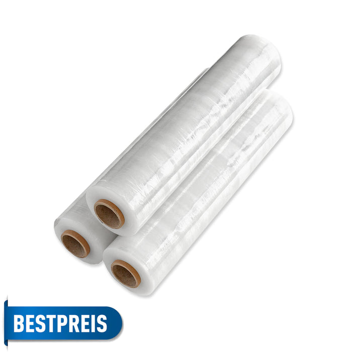 Handstretchfolie, 500mm breit, 300lfm, 23µ, transparent von Händlerbund