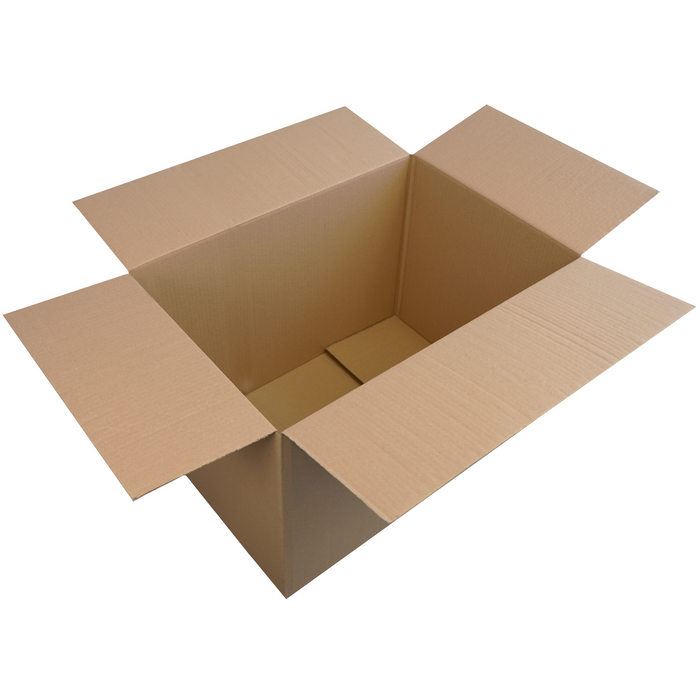 Faltkarton 600 x 400 x 400 mm, 1-wellig, braun, Versandkarton