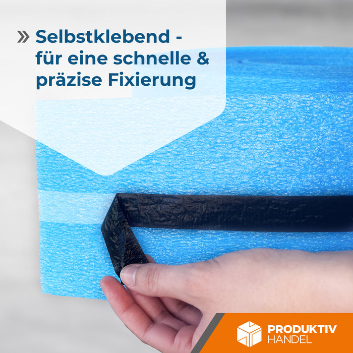 Randdämmstreifen Premium Akustik 25 m x 15 cm selbstklebend mit Folie