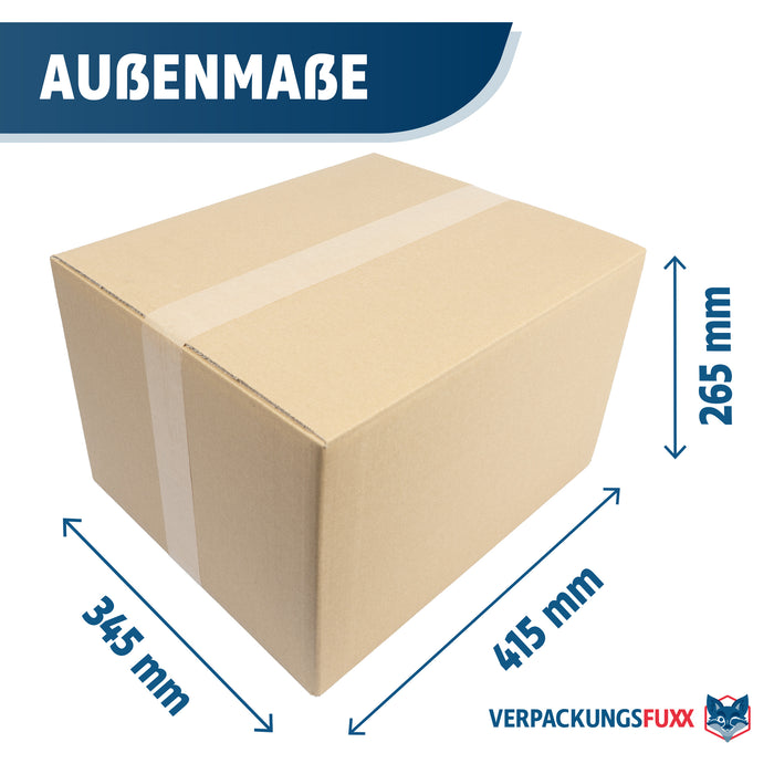 Karton 400 x 330 x 240 mm von VERPACKUNGSFUXX (2-wellig)