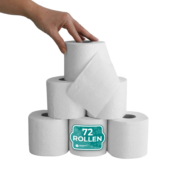 Toilettenpapier 3-lagig 250 Blatt 72 Rollen
