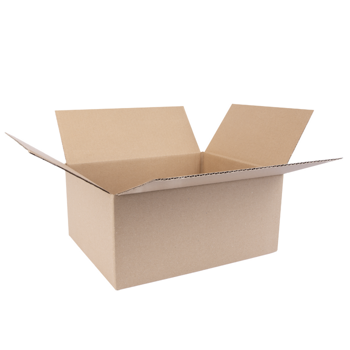 Faltkarton 290x230x140mm, 1-wellig, braun, Versandkarton
