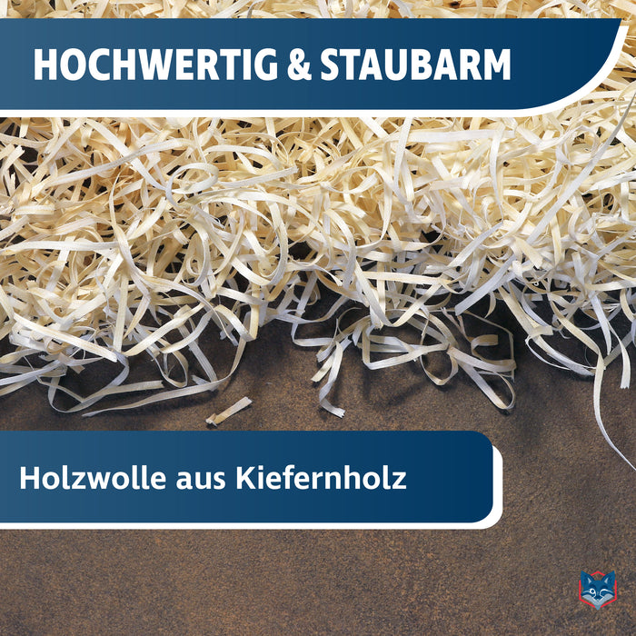 Holzwolle 5 kg aus Kiefernholz von VERPACKUNGSFUXX