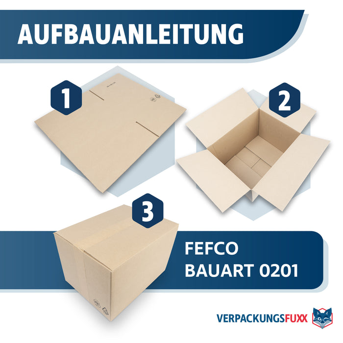 Karton 390 x 290 x 250 mm von VERPACKUNGSFUXX (1-wellig)