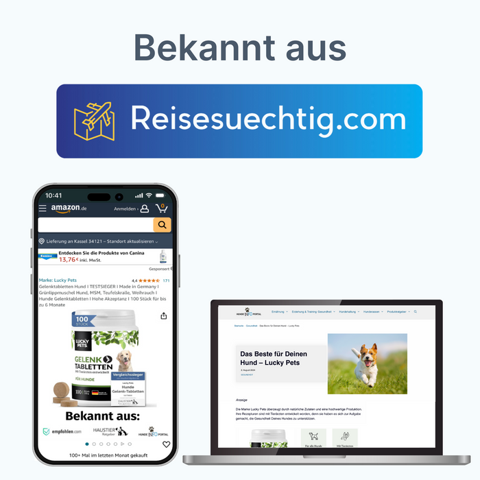 Advertorial & Shopsiegel - Bekannt aus " reisesuechtig-com "