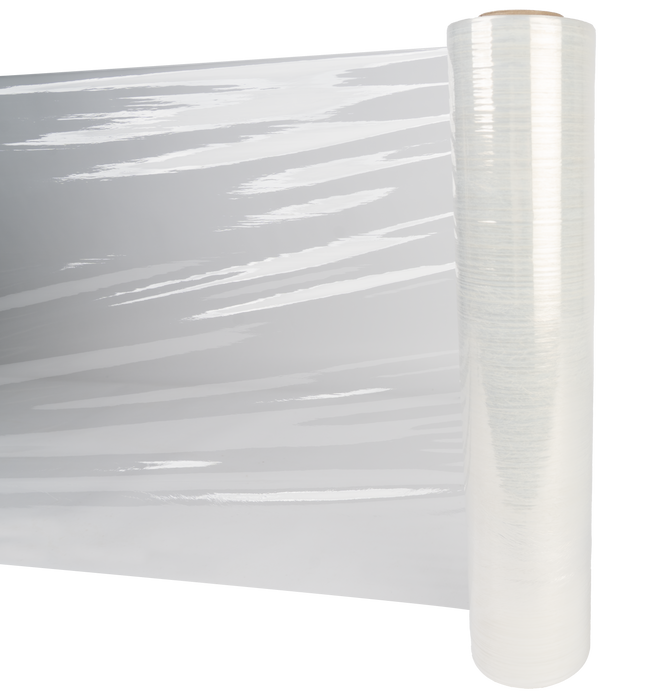 Stretchfolie 50 cm x 300 m transparent 23 µ von VERPACKUNGSFUXX