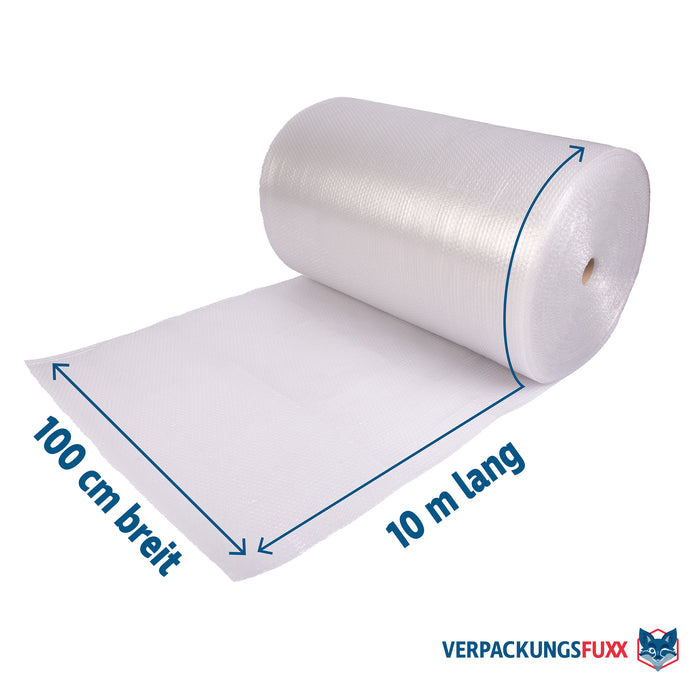 Luftpolsterfolie 100 cm x 10 m, 2-schichtig, 60 µ von VERPACKUNGSFUXX