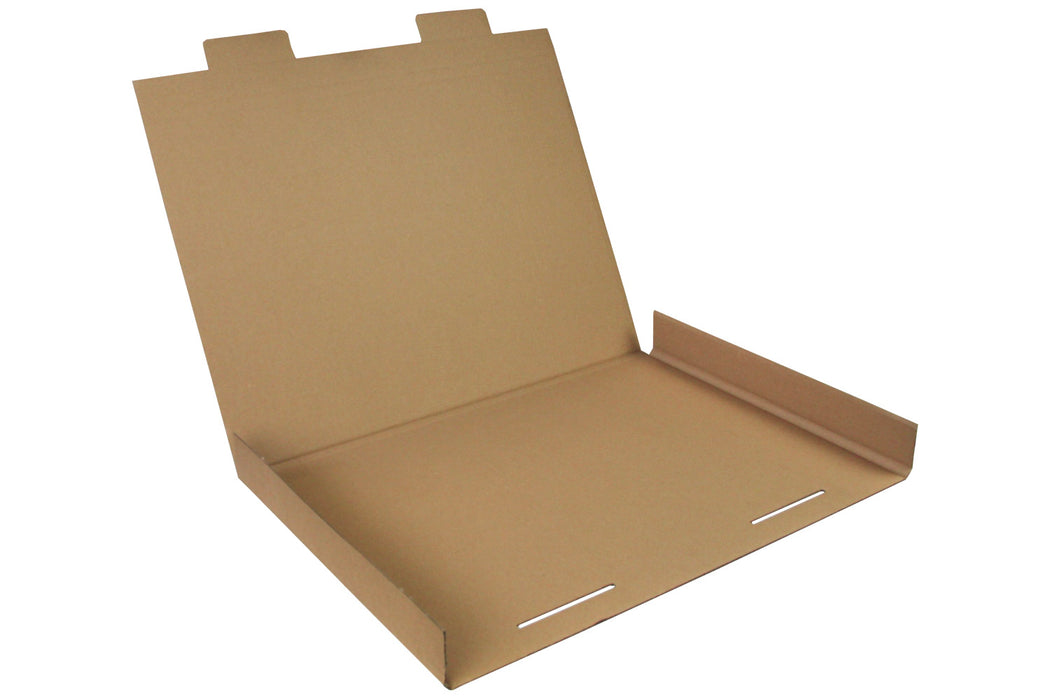 Kalenderverpackung 1-wellig, 630x430x10mm, A2, Qualität 1.20 B, braun