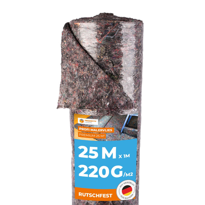 Malervlies 220 g/m² mit Anti-Rutschbeschichtung 25 m² von Produktiv Handel