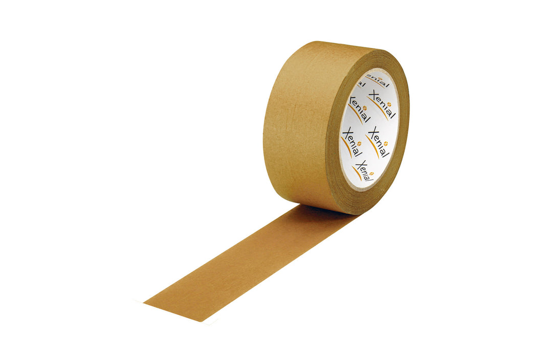 Papier-Packband, 50mm breitx50lfm, 130µ,, braun