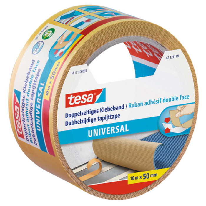 tesa® 56171 Doppelseitiges Klebeband 10 m x 50 mm