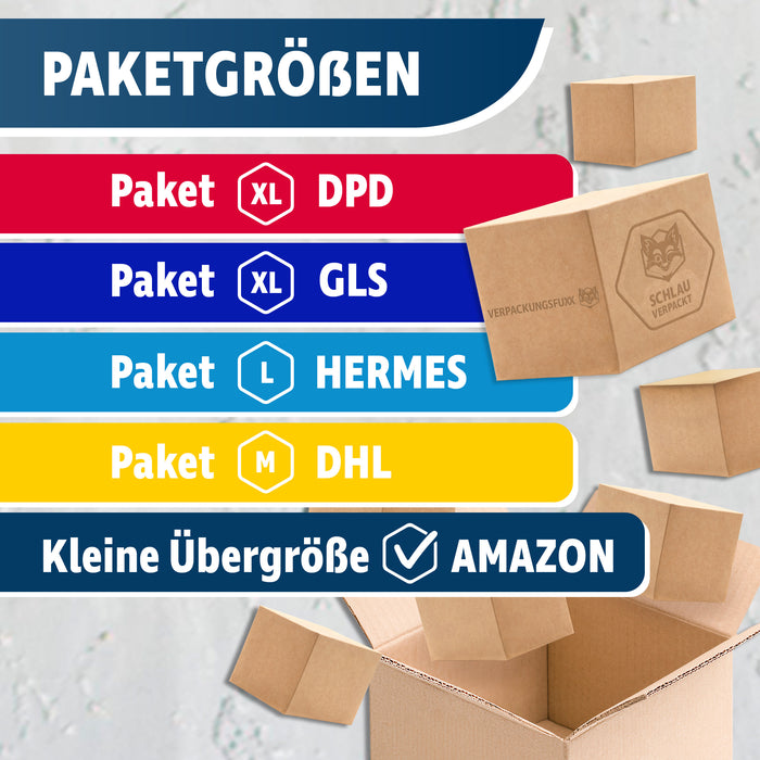 Faltkarton 600 x 400 x 400 mm, 1-wellig, braun, Versandkarton