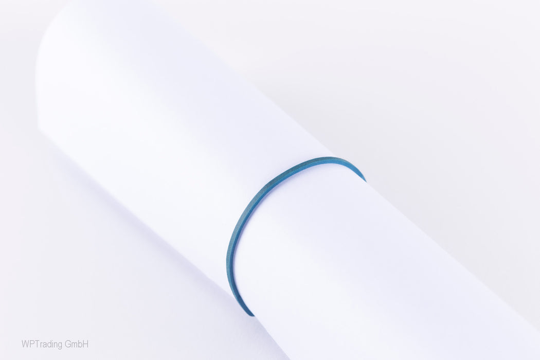 Gummiringe, Ø 40 mm, blau, 1 mm breit