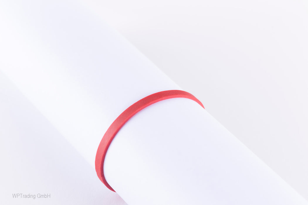 Gummiringe, Ø 30 mm, rot, 1 mm breit