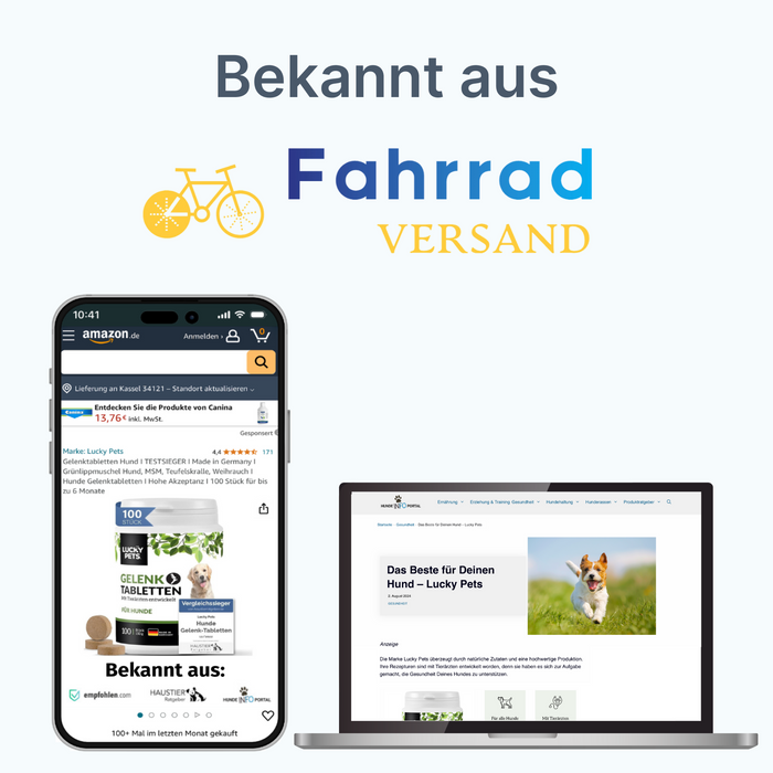 Advertorial & Shopsiegel - Bekannt aus " derfahrradversand-de "