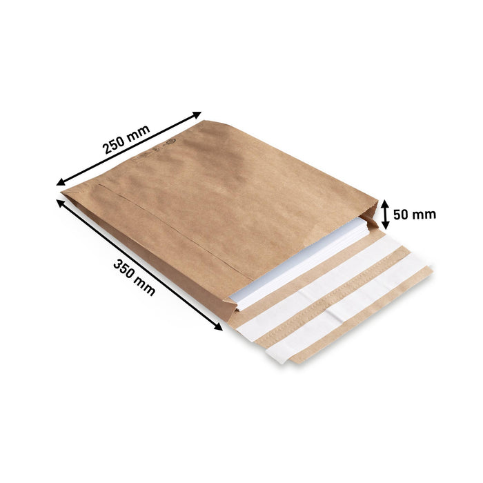 Versandtasche 350x250x50mm Maxibrief Doppelfix vom Händlerbund