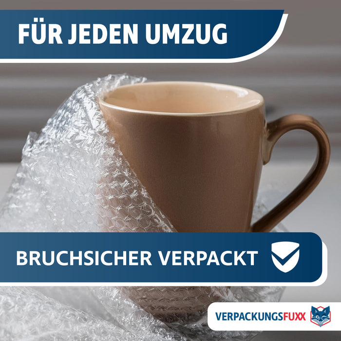 Luftpolsterfolie 50 cm x 5 m, 2-schichtig, 60 µ von VERPACKUNGSFUXX