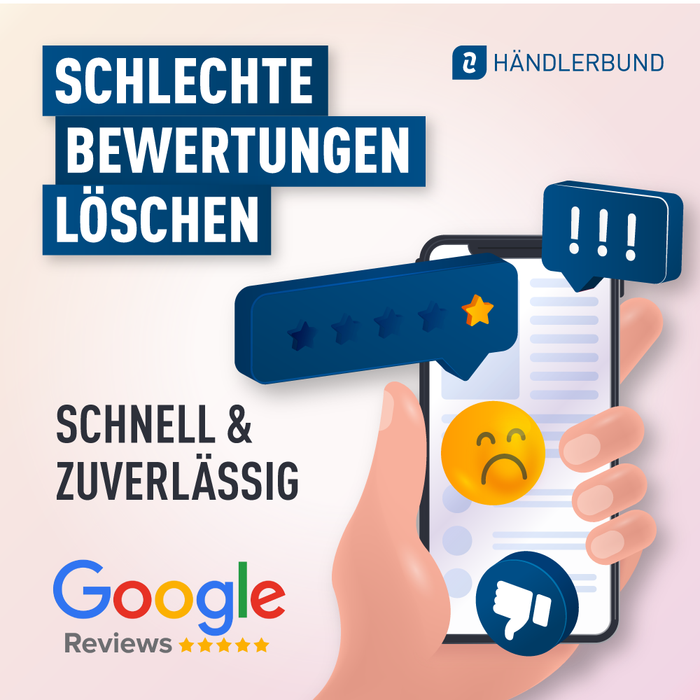 Bewertungen löschen powered by Händlerbund - Google