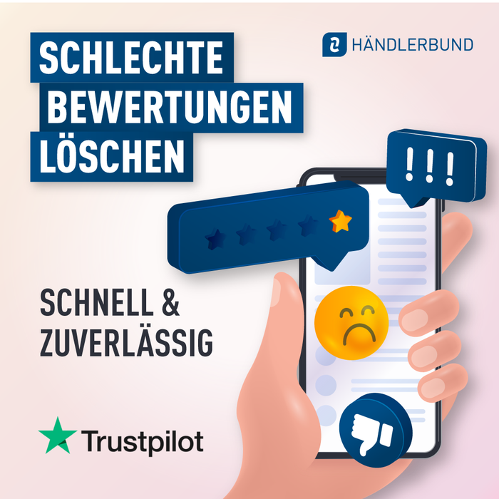 Bewertungen löschen powered by Händlerbund - Trustpilot