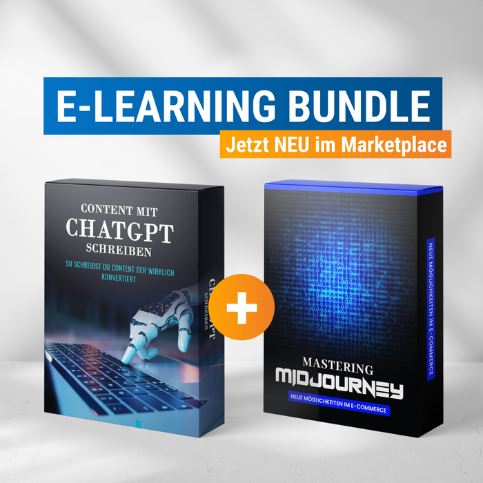 Bundle: Content mit ChatGPT schreiben & Mastering Midjourney E-Learning Kurse