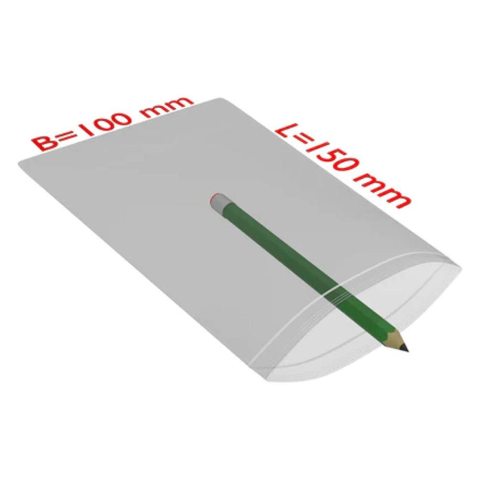 PE-Druckverschlussbeutel, 100x150mm, 50µ,transparent