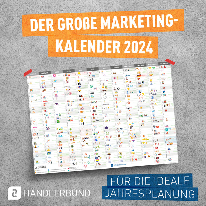 Kostenloser Marketing-Kalender 2024