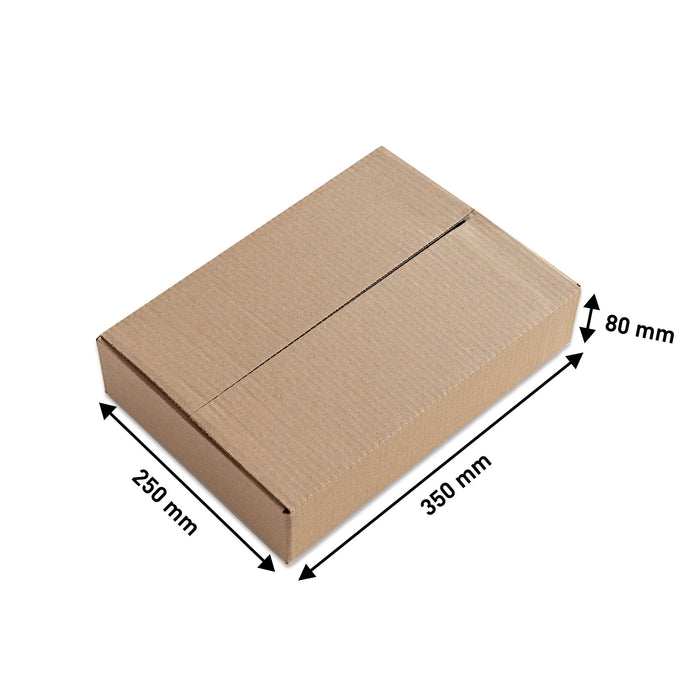 Karton 350 x 250 x 80 mm (einwellig) DHL Kleinpaket vom Händlerbund