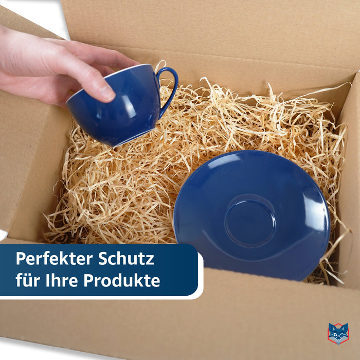 Holzwolle 2,5 kg aus Kiefernholz von VERPACKUNGSFUXX