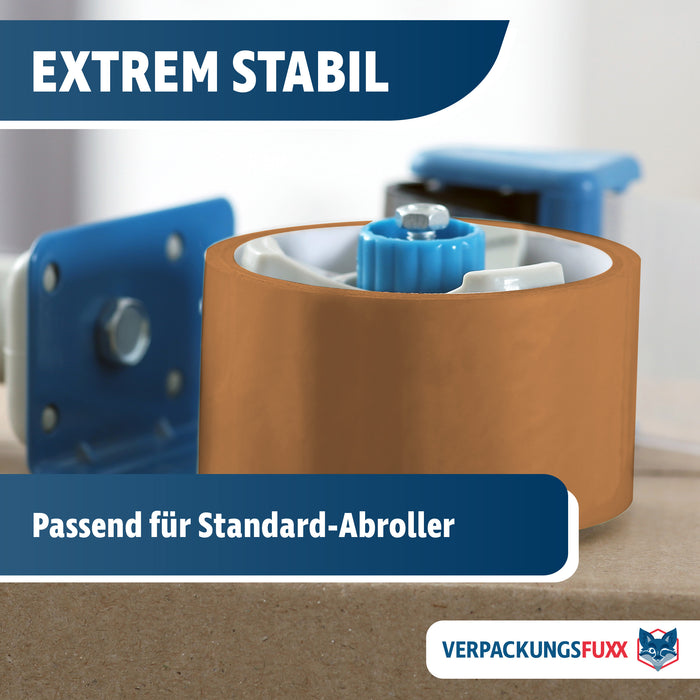 Packband 66 m x 50 mm braun Klebeband von VERPACKUNGSFUXX
