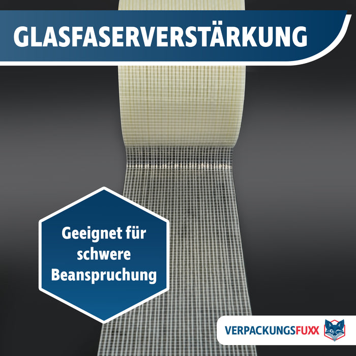 Filamentklebeband 50 mm x 50 m von VERPACKUNGSFUXX