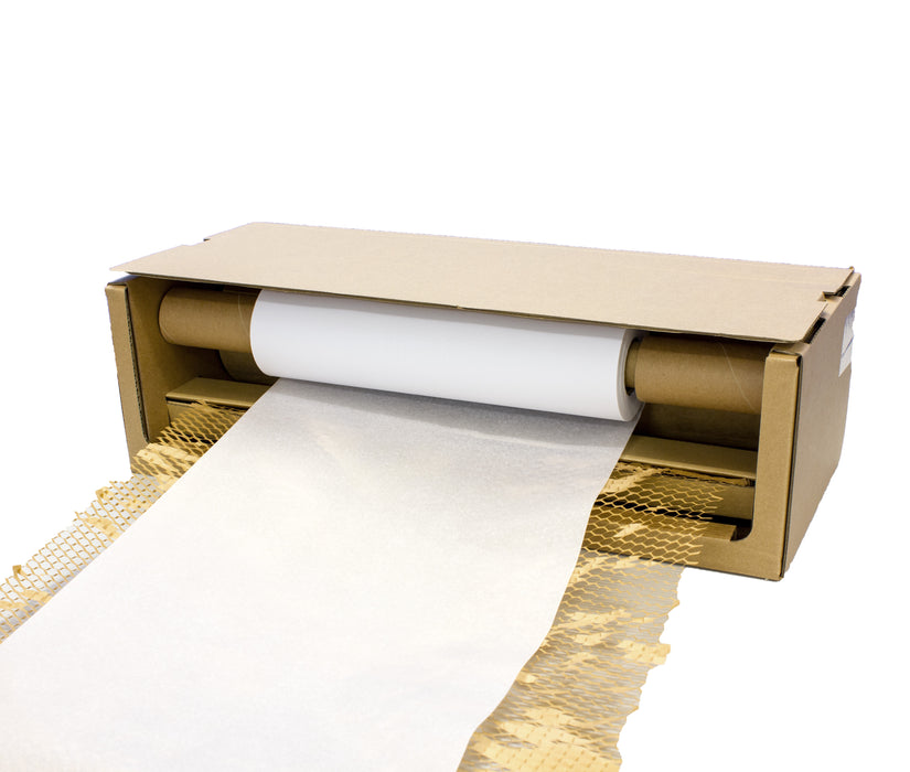 AF WrapX Papierpolster Box mit 80m Wabenpapier und 135m Seidenpapier