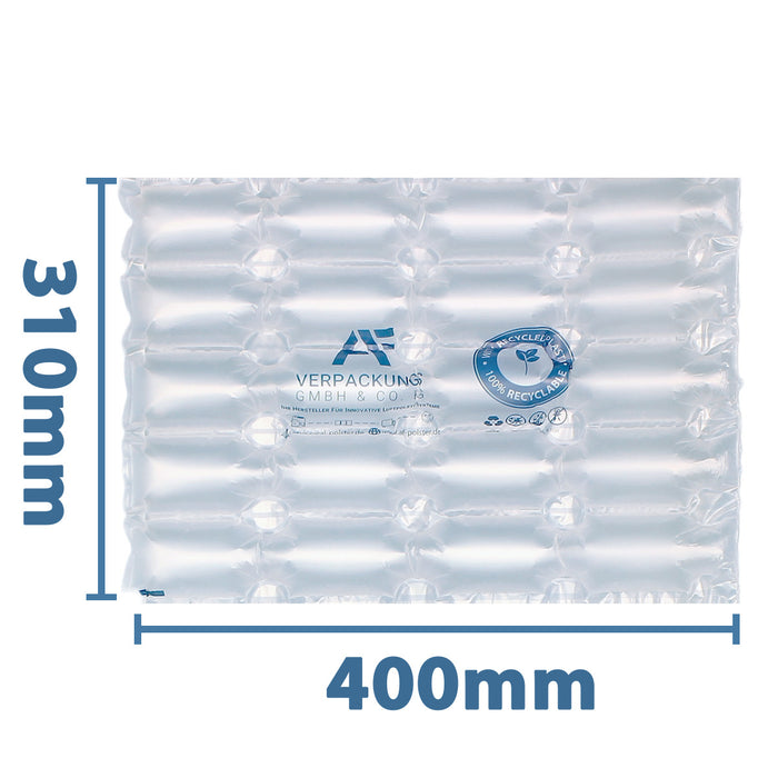 Luftpolsterröhren 400x310mm, 20µm HDPE - 40 Stück ca. 10 M Vorproduziert