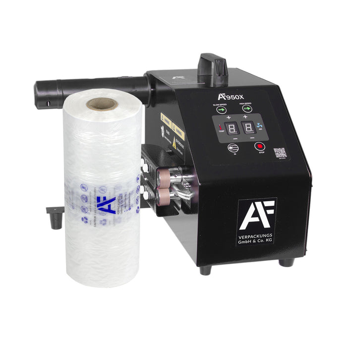 AF950X Luftpolstermaschine mit 1x Rolle Luftpolsterröhren