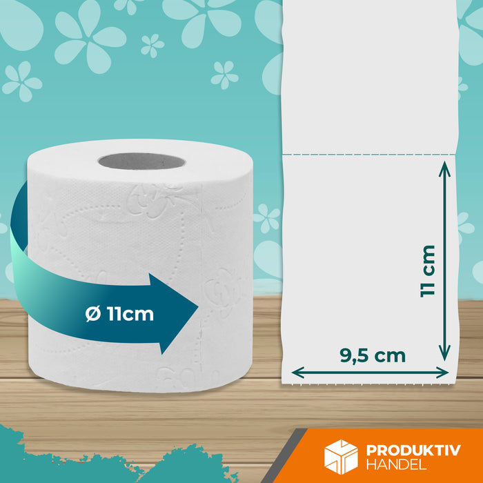 Toilettenpapier 3-lagig 250 Blatt 72 Rollen