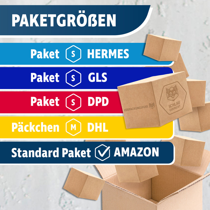 Faltkarton 290x230x140mm, 1-wellig, braun, Versandkarton