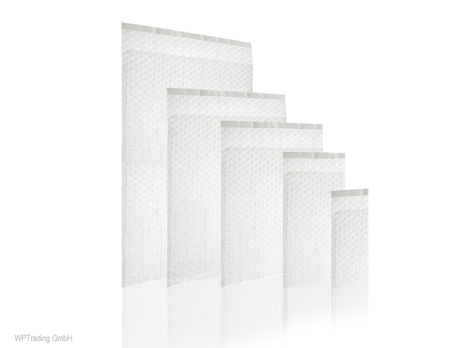 Luftpolsterbeutel mit Verschluss 400 x 400 mm, 70 my