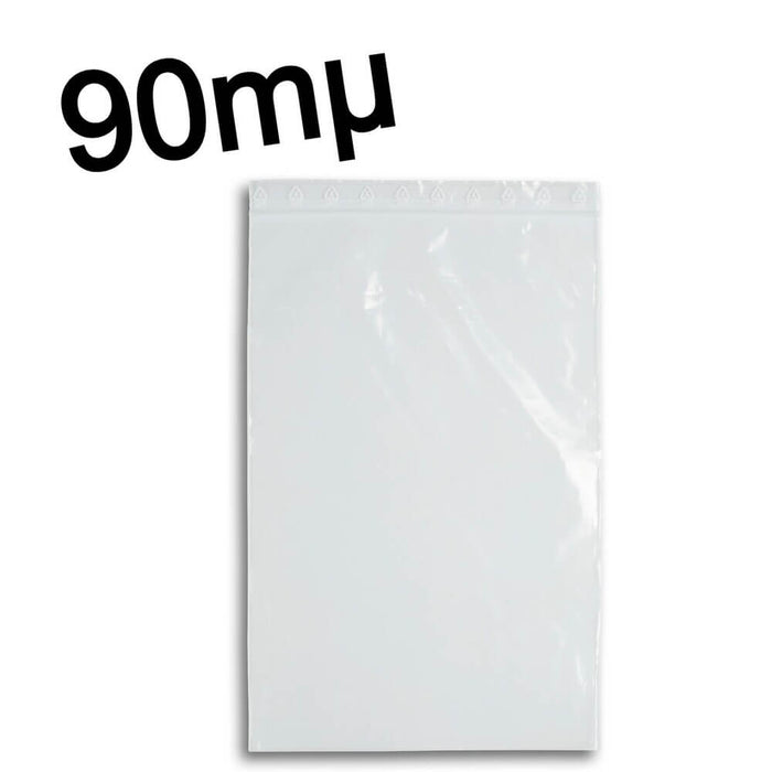 LDPE-Druckverschlussbeutel - Format: 70x100x0,090 mm, transparent