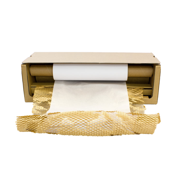 AF WrapX Papierpolster Box mit 80m Wabenpapier und 135m Seidenpapier