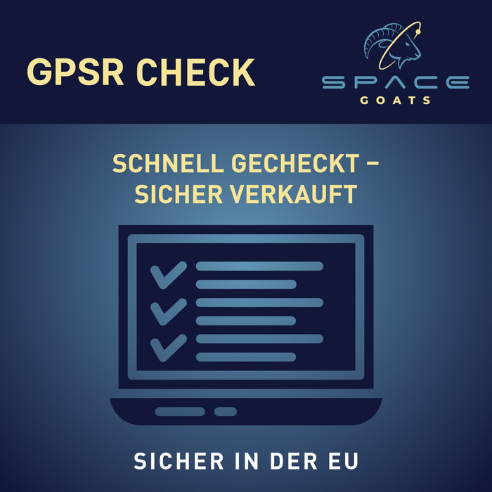 GPSR Check für Produkte und Verpackungen