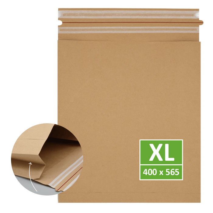 Versandtasche Send Bag Seitenfalte XL