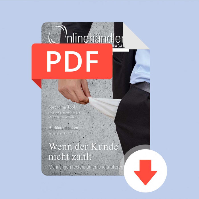 02/2016 Onlinehändler Magazin: Wenn der Kunde nicht zahlt (PDF)