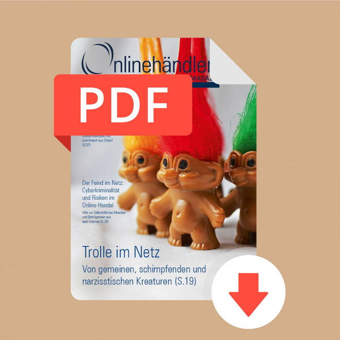 11/2016 Onlinehändler Magazin: Trolle im Netz (PDF)