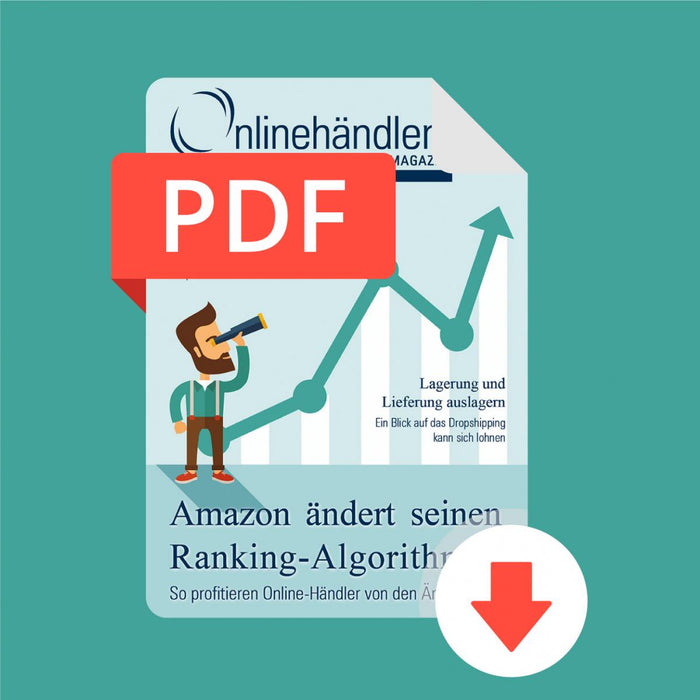 01/2016 Onlinehändler Magazin: Neuer Amazon Ranking-Algorithmus (PDF)