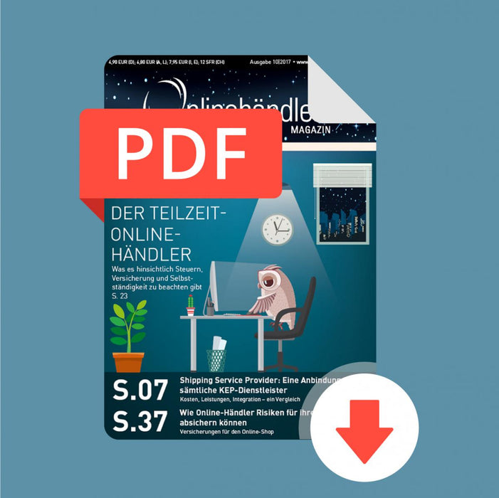 10/2017 Onlinehändler Magazin: Verkaufen als Nebenjob (PDF)