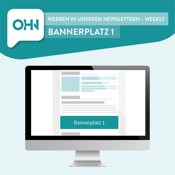 Newsletter OnlinehändlerNews Weekly - Banner Position 1